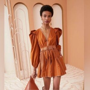 Ulla Johnson Anthro “Corliss” Poplin in Sumac Size 8